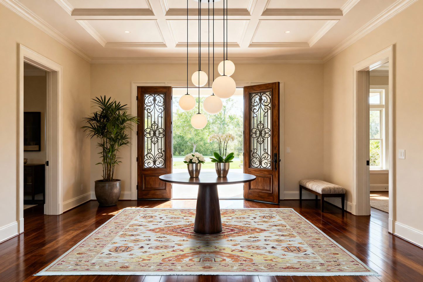 Wade 18602-869 Taupe/Rust/Multi Area Rug