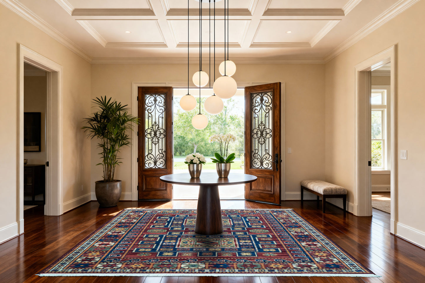 Wade 18604-399 Red/Multi Area Rug