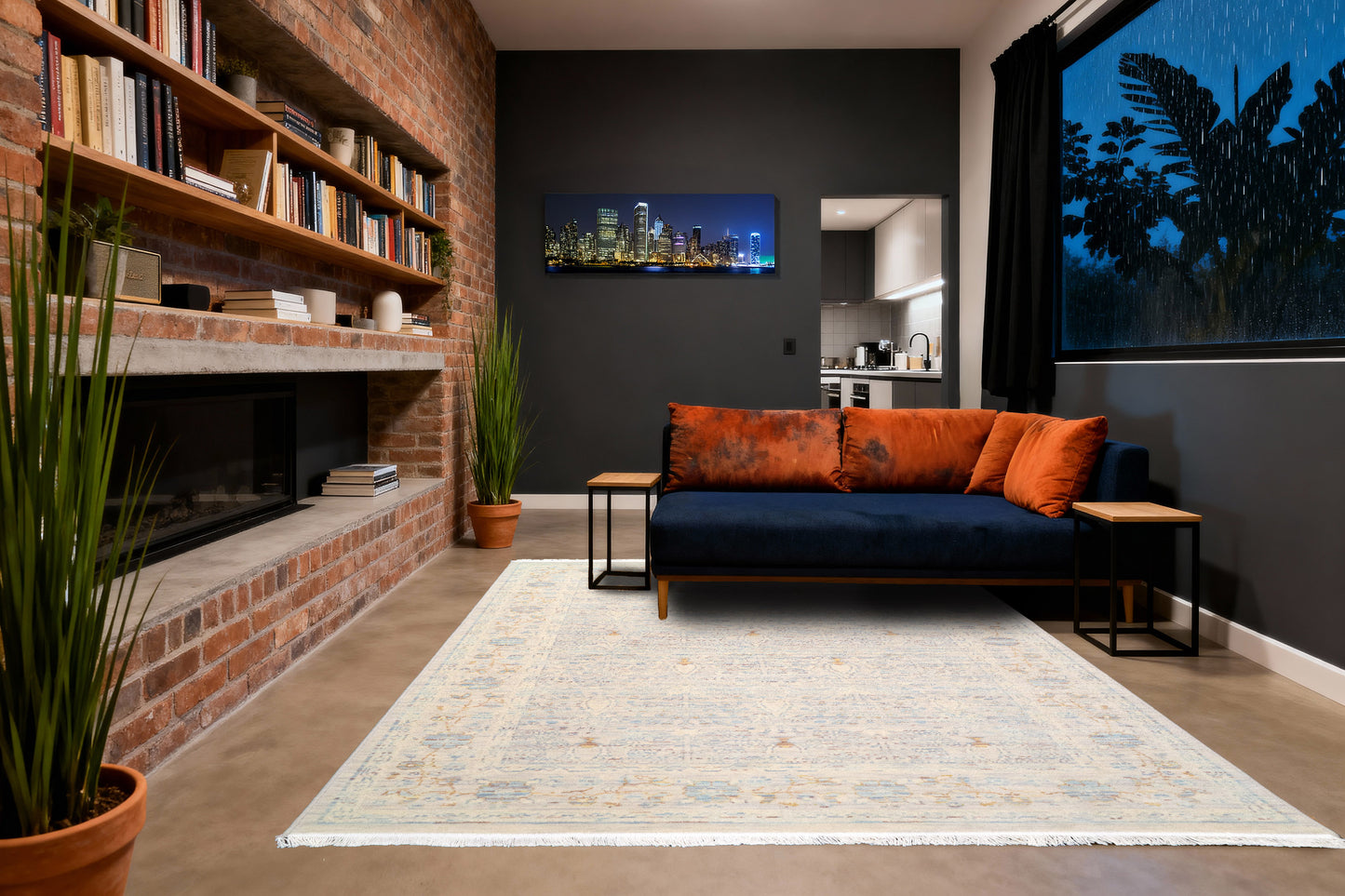 Wade 18605-899 Beige/Grey/Multi Area Rug