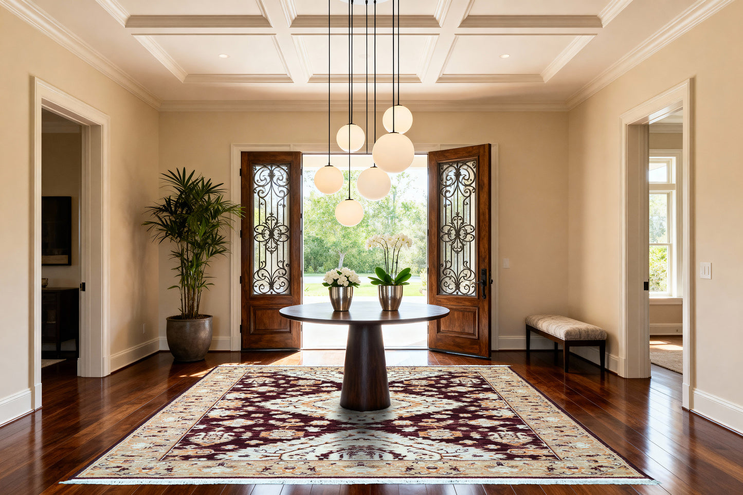 Wade 18606-389 Red/Beige/Multi Area Rug