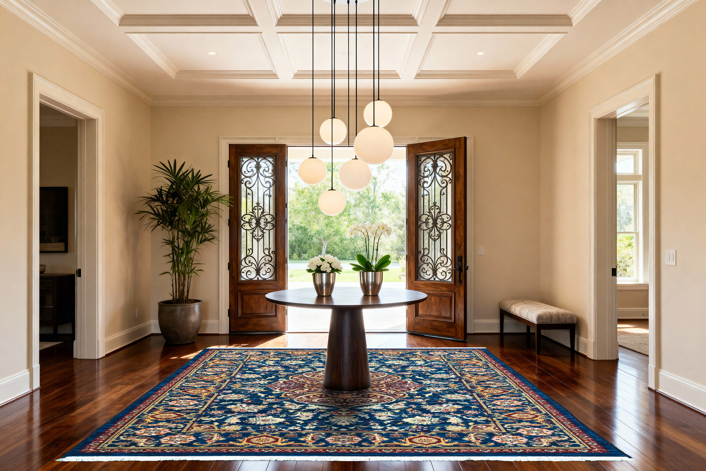 Wade 18607-539 Navy/Red/Multi Area Rug