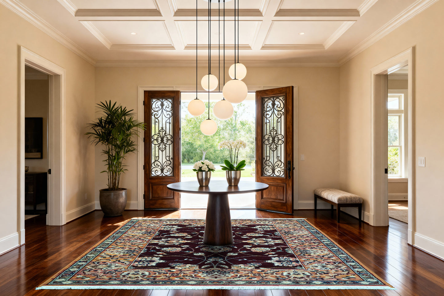 Wade 18608-399 Red/Multi Area Rug