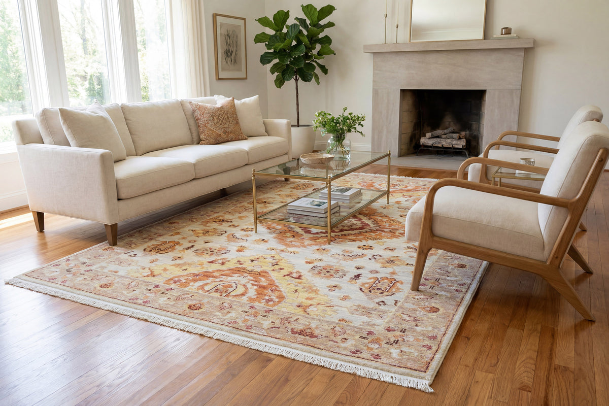 Wade 18602-869 Taupe/Rust/Multi Area Rug