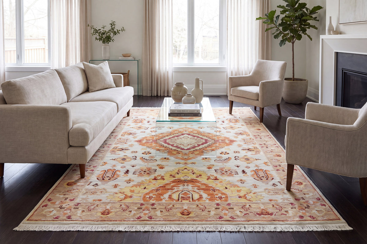 Wade 18602-869 Taupe/Rust/Multi Area Rug