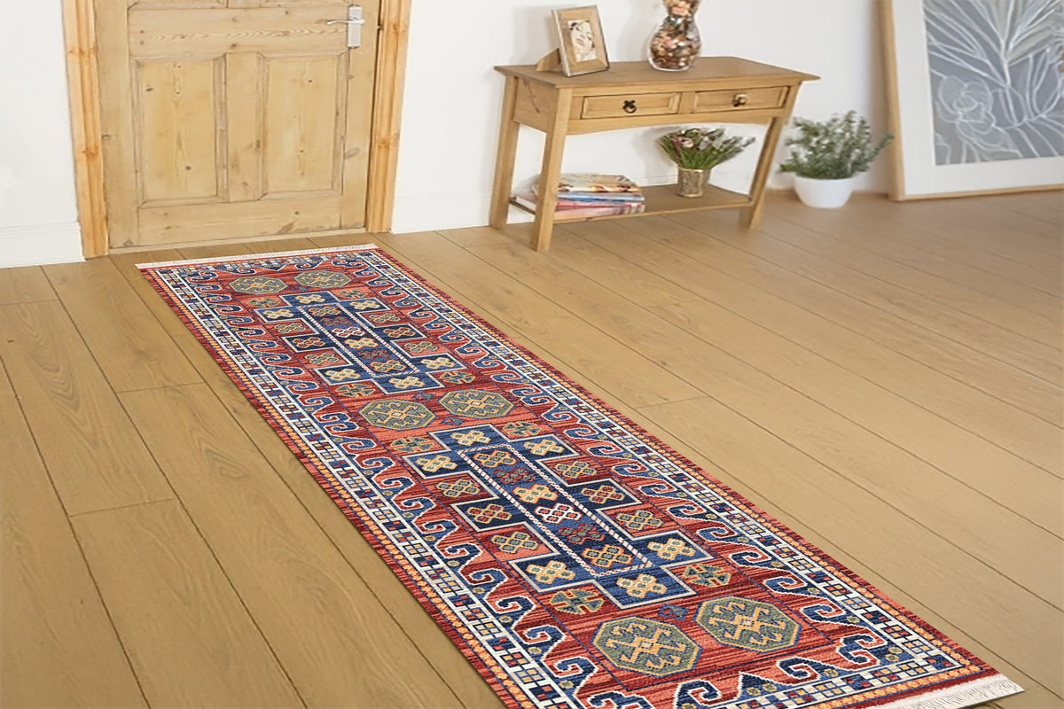 Wade 18604-399 Red/Multi Area Rug