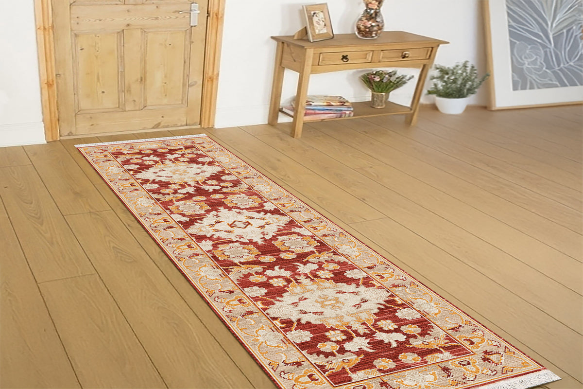 Wade 18606-389 Red/Beige/Multi Area Rug