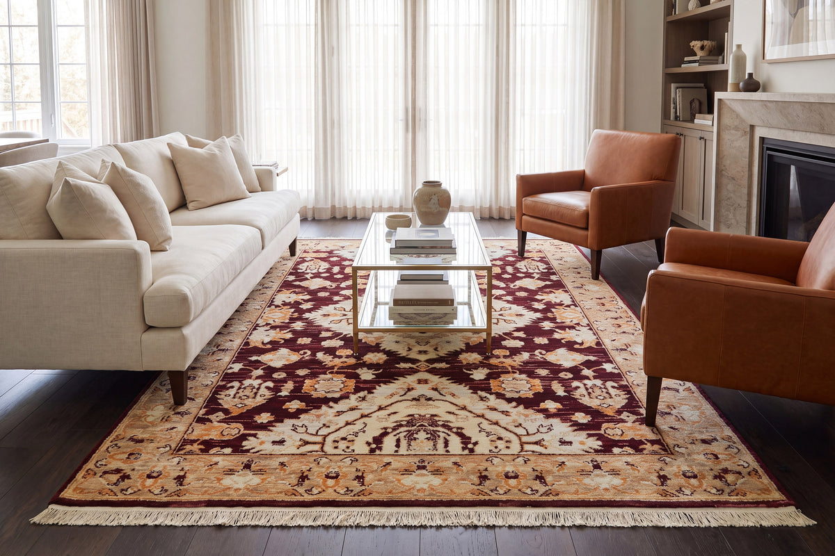 Wade 18606-389 Red/Beige/Multi Area Rug