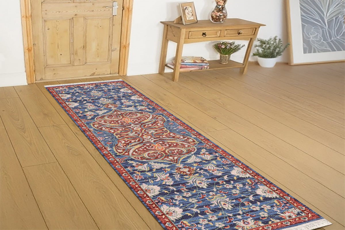 Wade 18607-539 Navy/Red/Multi Area Rug
