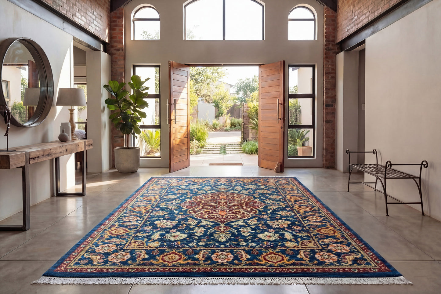Wade 18607-539 Navy/Red/Multi Area Rug
