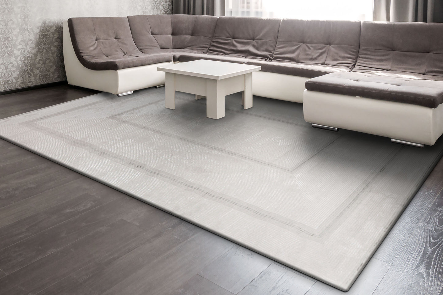 Whistler 7124-190 Ivory/Grey Area Rug