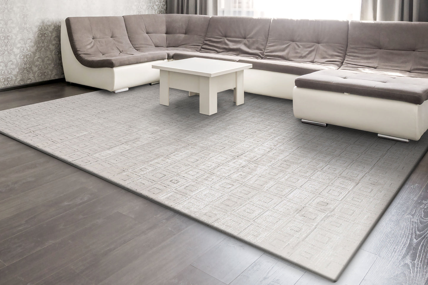 Whistler 7125-190 Ivory/Grey Area Rug