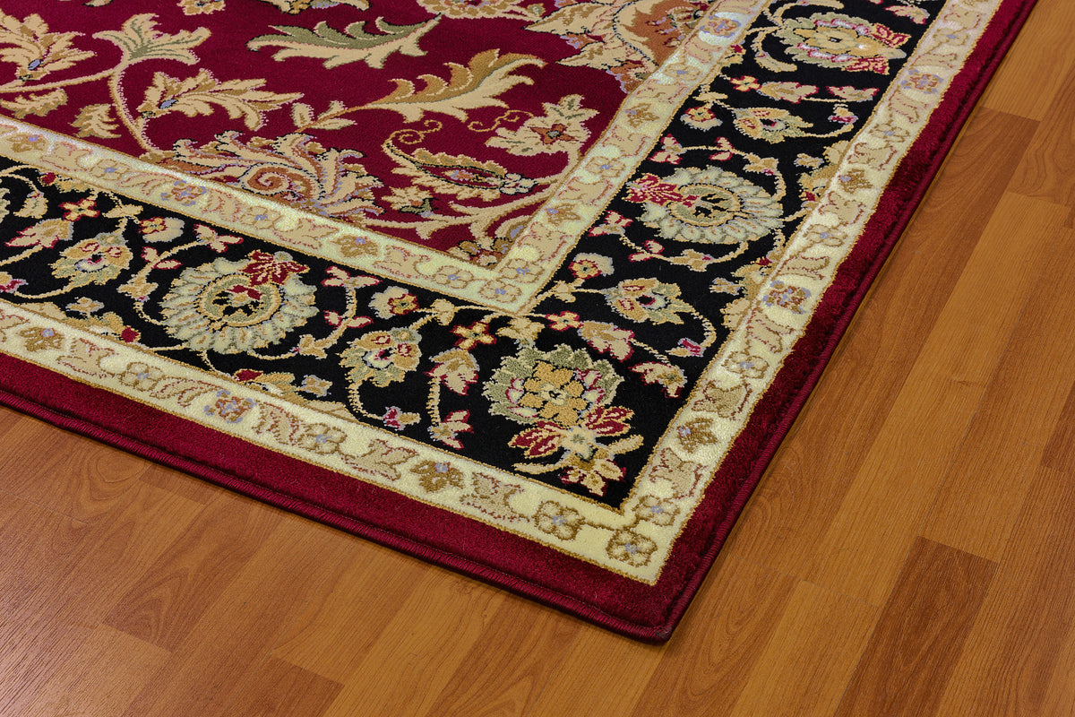Yazd 1744-310 Red Area Rug