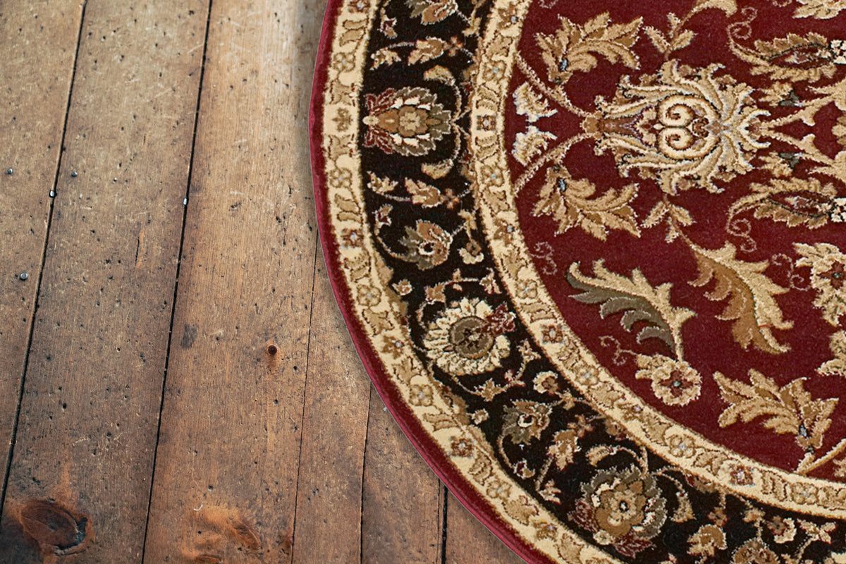 Yazd 1744-310 Red Area Rug