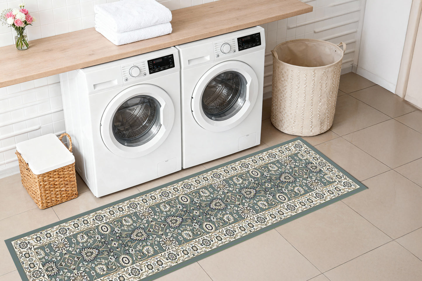 Yazd 2803-150 Grey/Ivory Area Rug