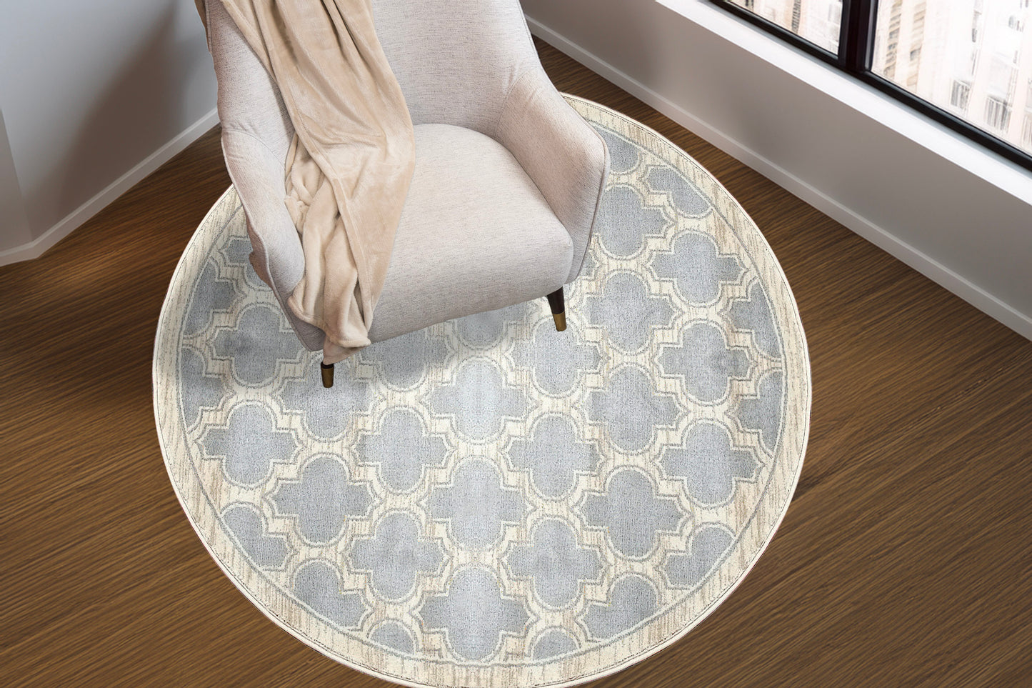 Yazd 2816-910 Grey/Ivory Area Rug