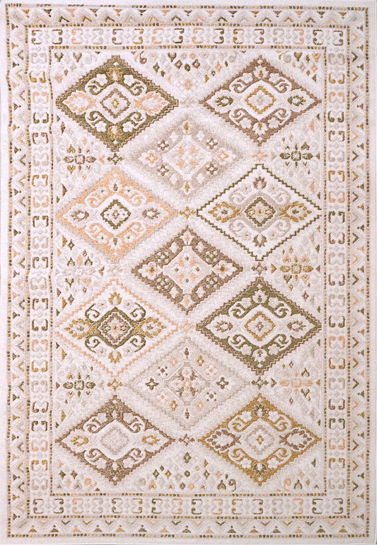Zahara 4409-899 Beige/Multi Area Rug