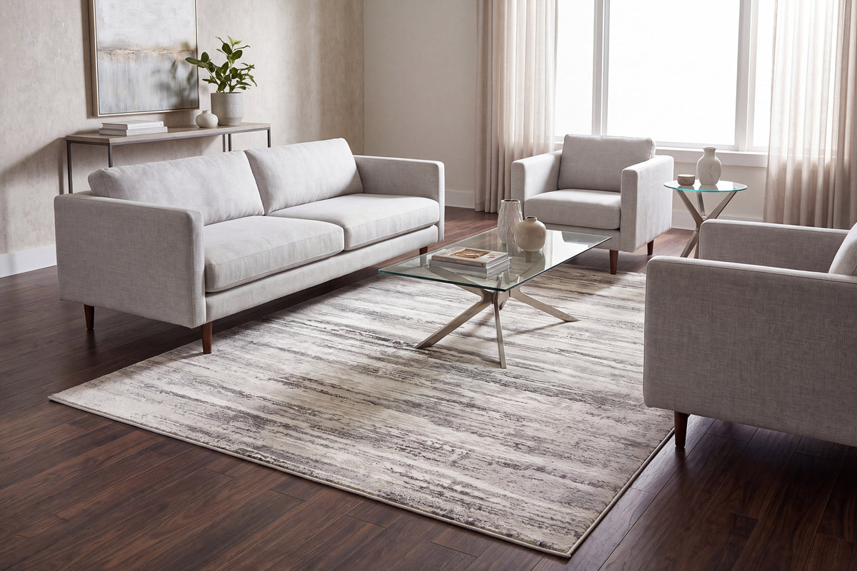 Zen 8336-900 Grey/Taupe Area Rug