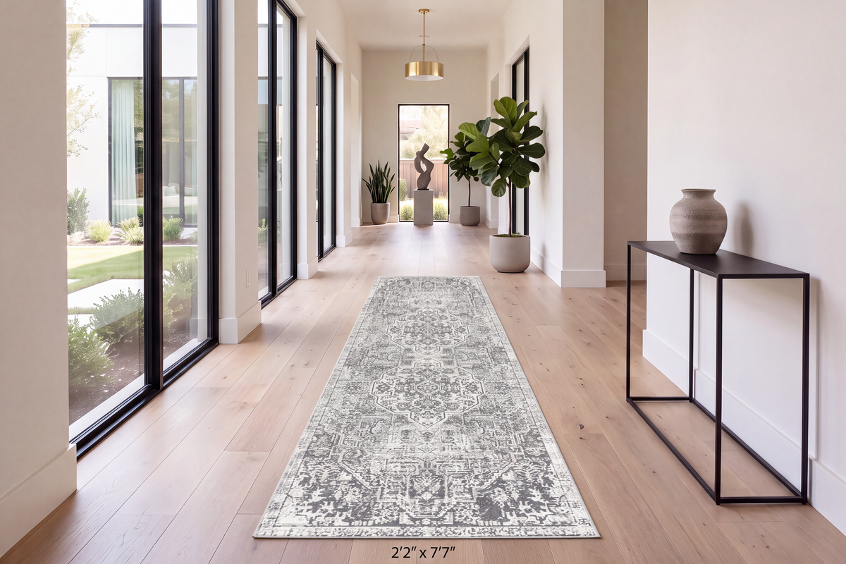 Zen 8345-900 Grey Area Rug
