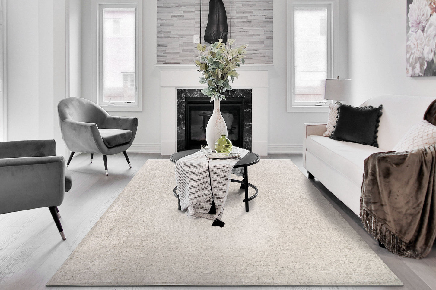 Hamilton 10603-100 Cream Area Rug