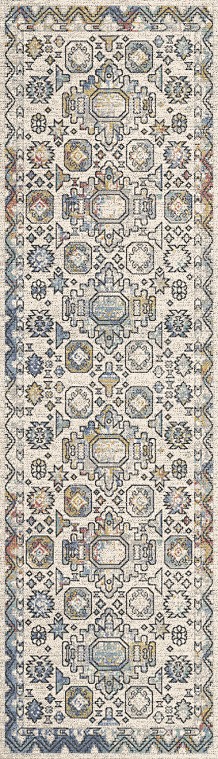 Mabel 4090-199 Ivory/Multi Area Rug