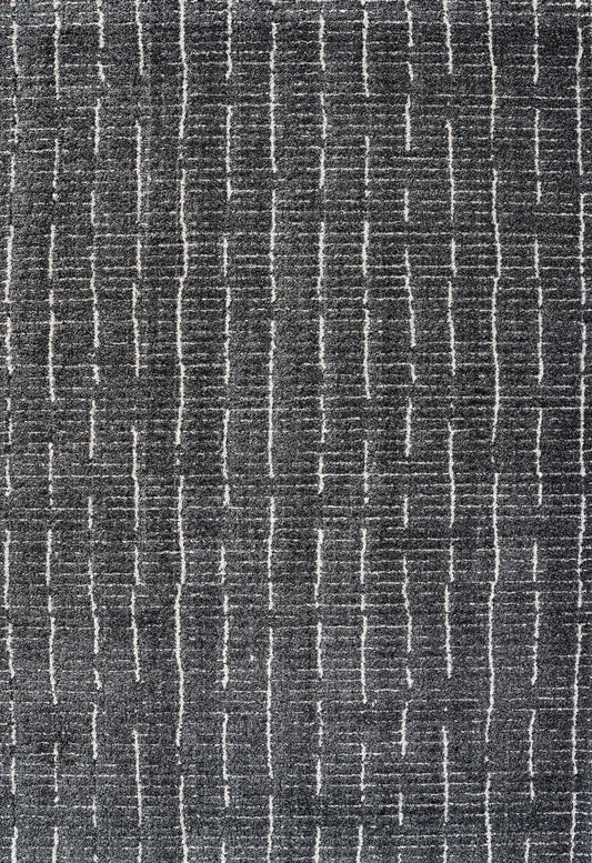 Masai 14002-3121 Black/White Area Rug