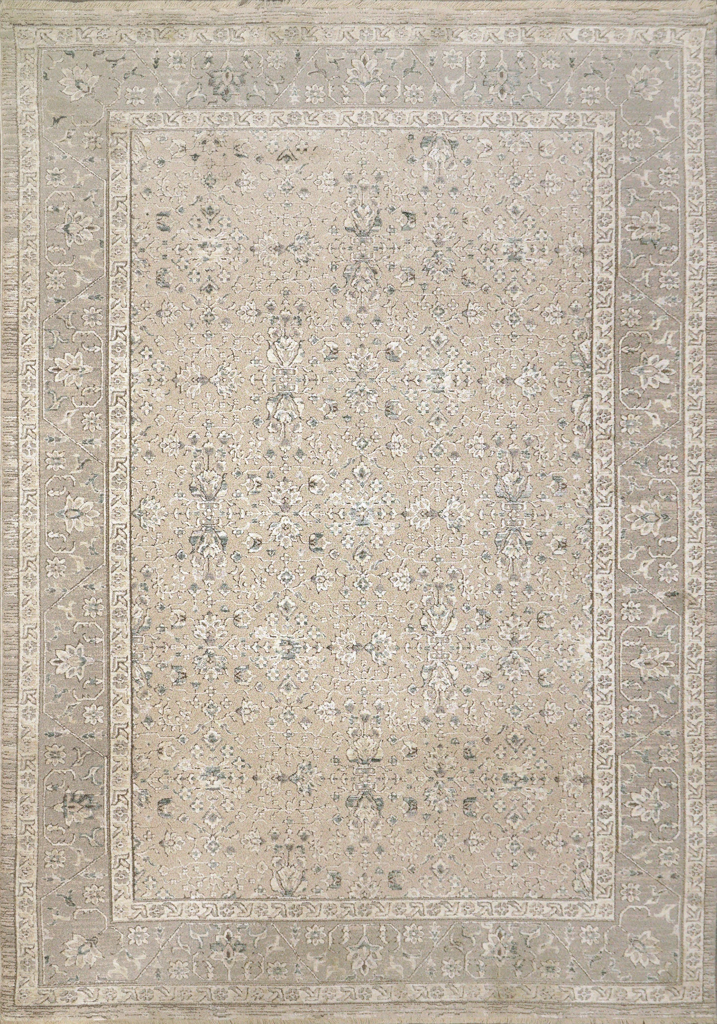 Hudson 1451-890 Beige/Grey Area Rug