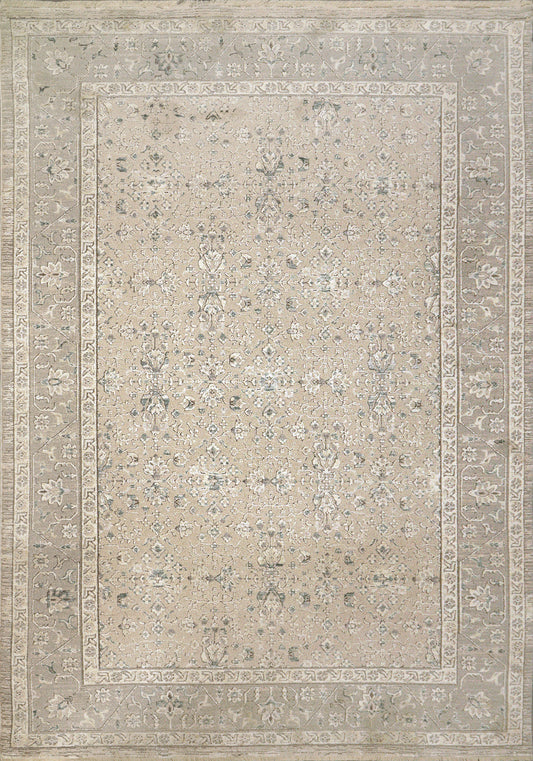 Hudson 1451-890 Beige/Grey Area Rug