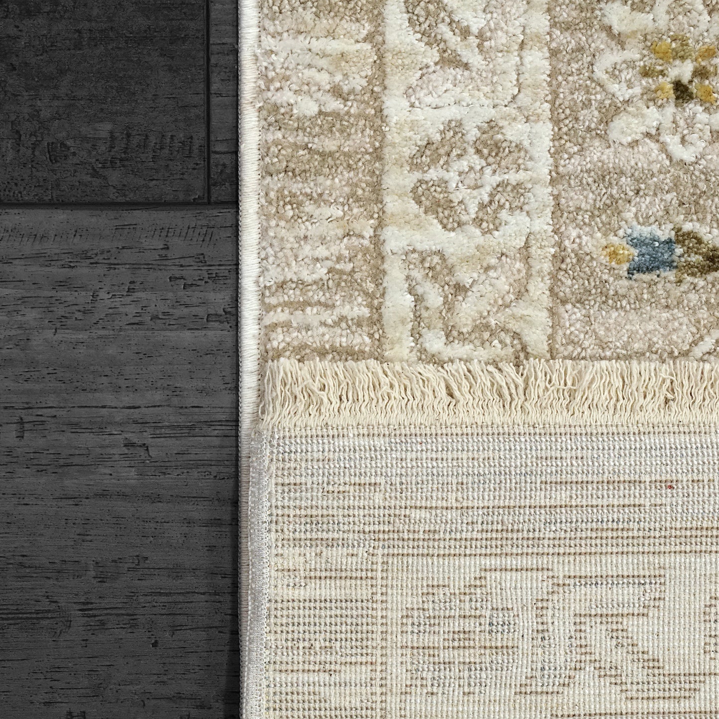 Hudson 1451-880 Beige/Dark Beige Area Rug