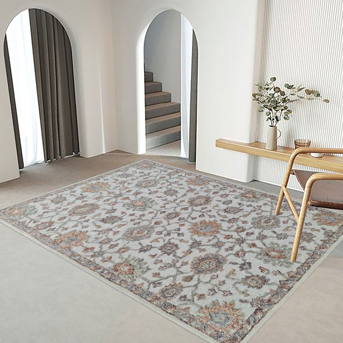 Daisy 9084-199 Ivory/Multi Area Rug