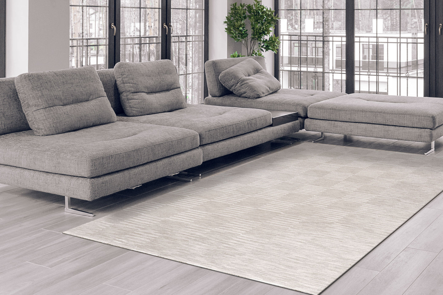 Mesa 9745-180 Cream/Beige Area Rug