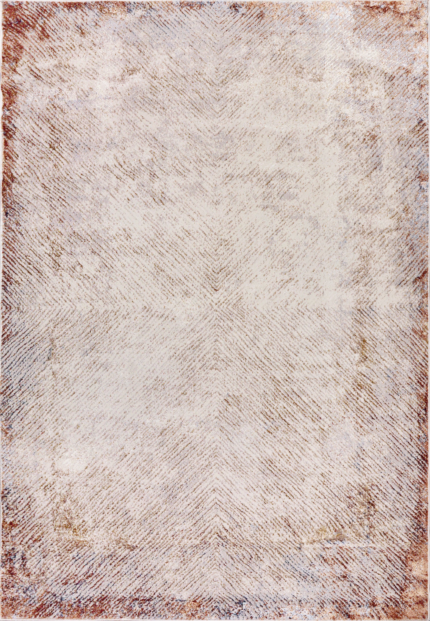 Obsession 9532-130 Cream/Red Area Rug