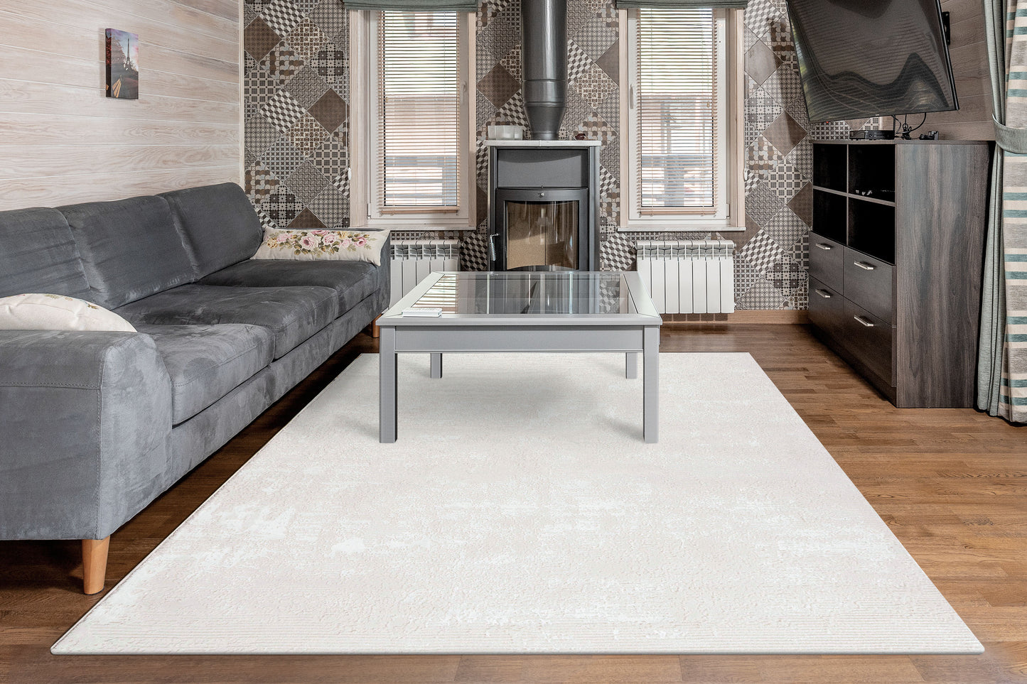 Rori 9379-100 Ivory Area Rug