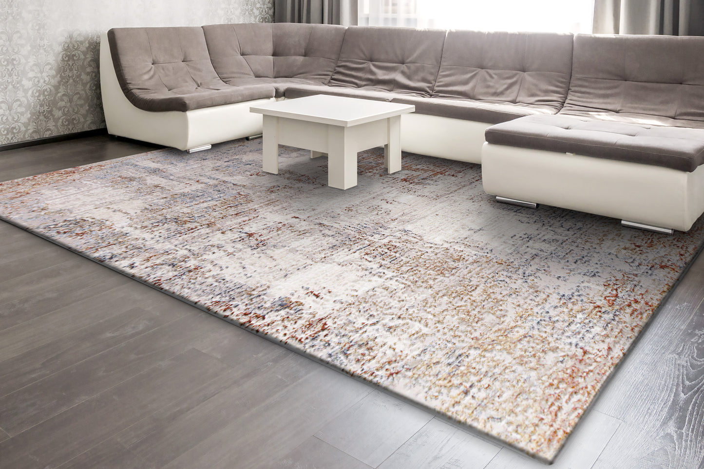 Obsession 9530-199 Cream/Grey/Multi Area Rug