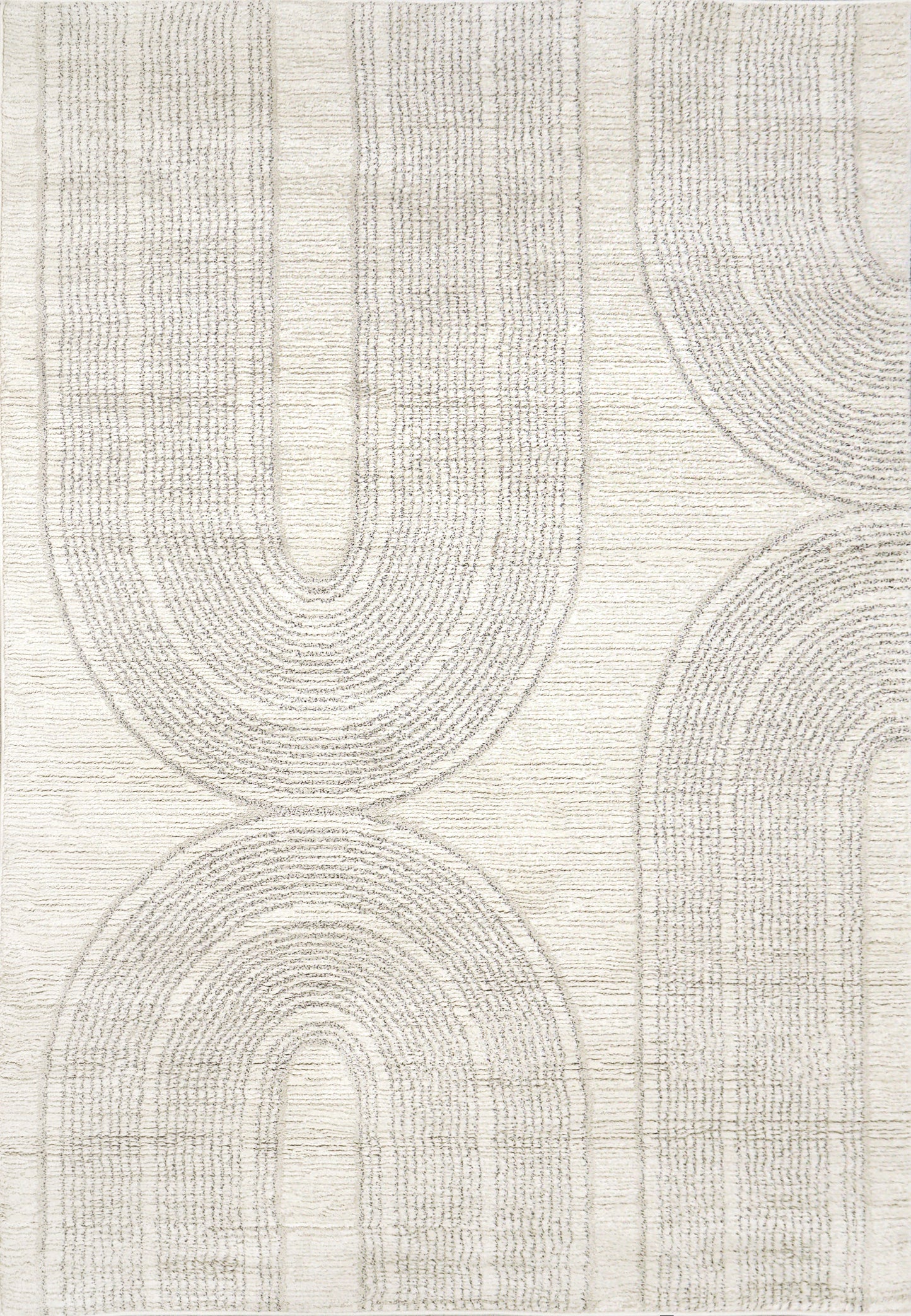 Monroe 9801-890 Beige/Grey Area Rug