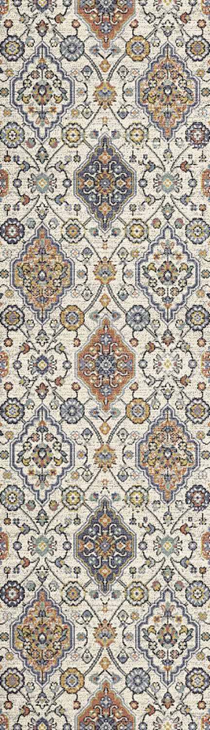 Mabel 4091-199 Ivory/Multi Area Rug