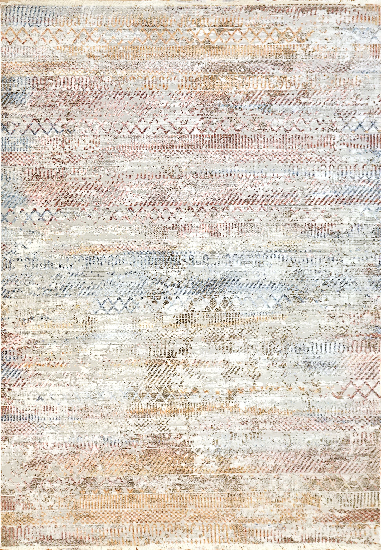 Dynamic Rugs Mood 8450-130 Ivory/Red Area Rug
