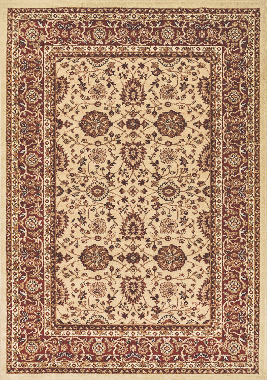 Dynamic Rugs Yazd 2803-130 Cream/Red Area Rug