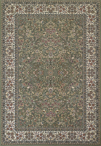 Dynamic Rugs Ancient Garden 57078-4444 Green/Ivory Area Rug