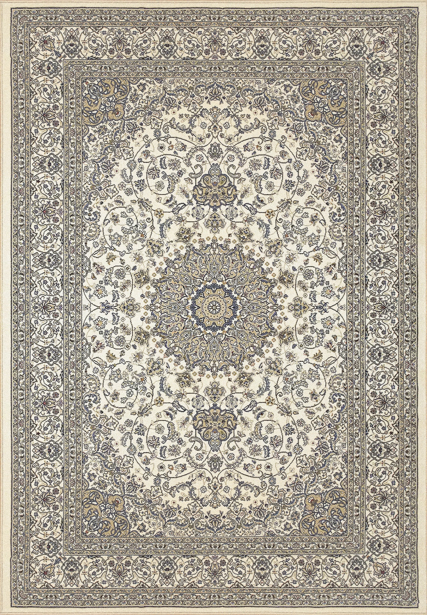 Ancient Garden 57119-6464 Ivory Area Rug