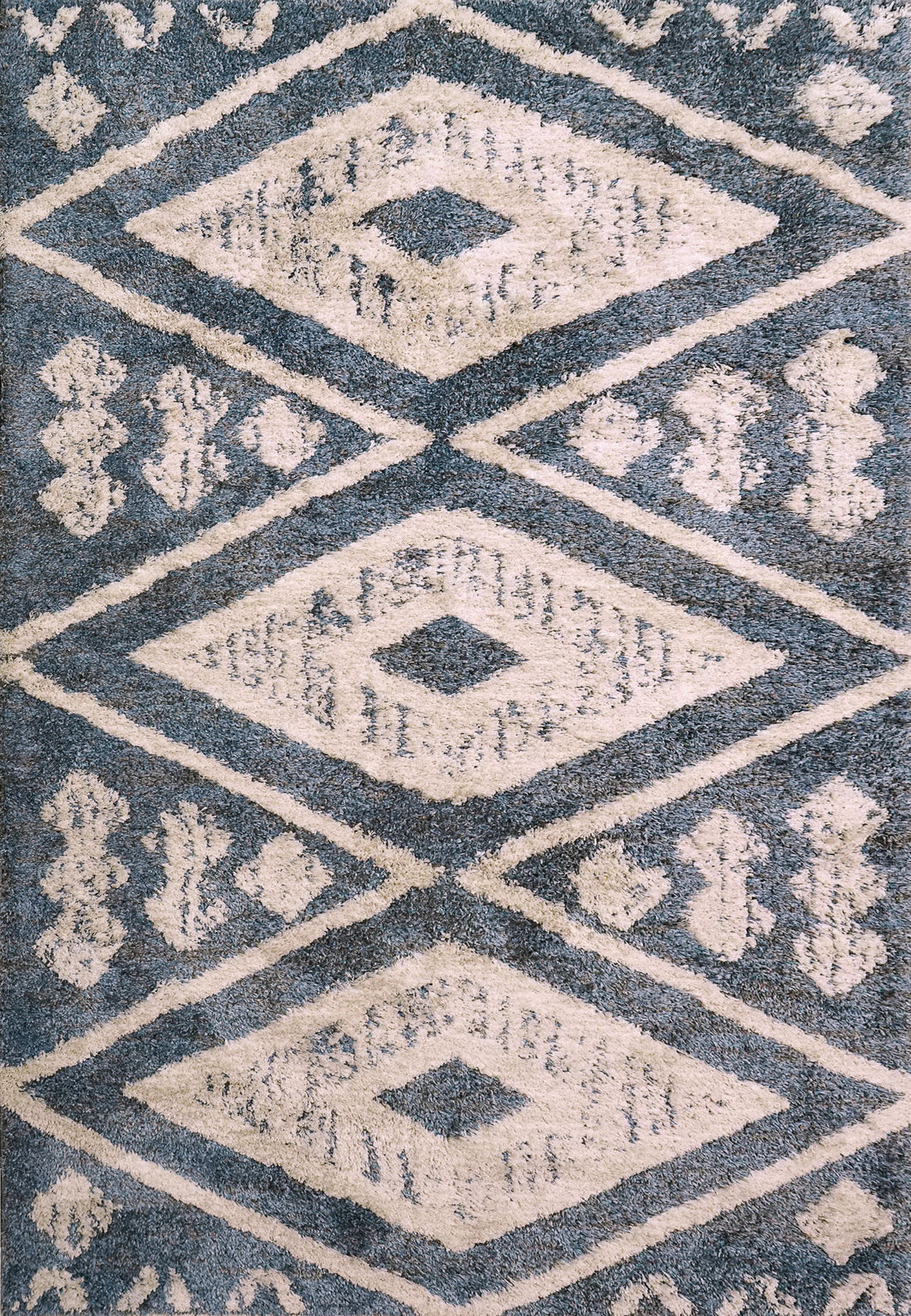 Dynamic Rugs Cruz 7003-501 Blue/Ivory Area Rug