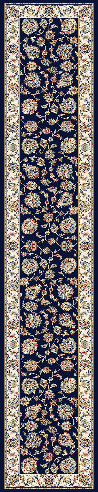 Dynamic Rugs Ancient Garden 57365-3464 Blue/Ivory Area Rug