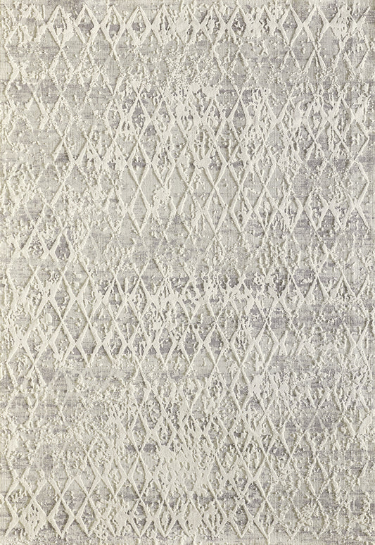 Quartz 27039-111 Ivory/Silver Area Rug