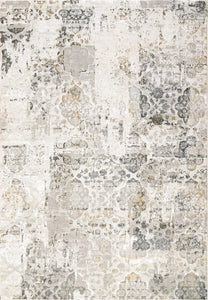 Dynamic Rugs Quartz 27077-190 Ivory/Grey Area Rug