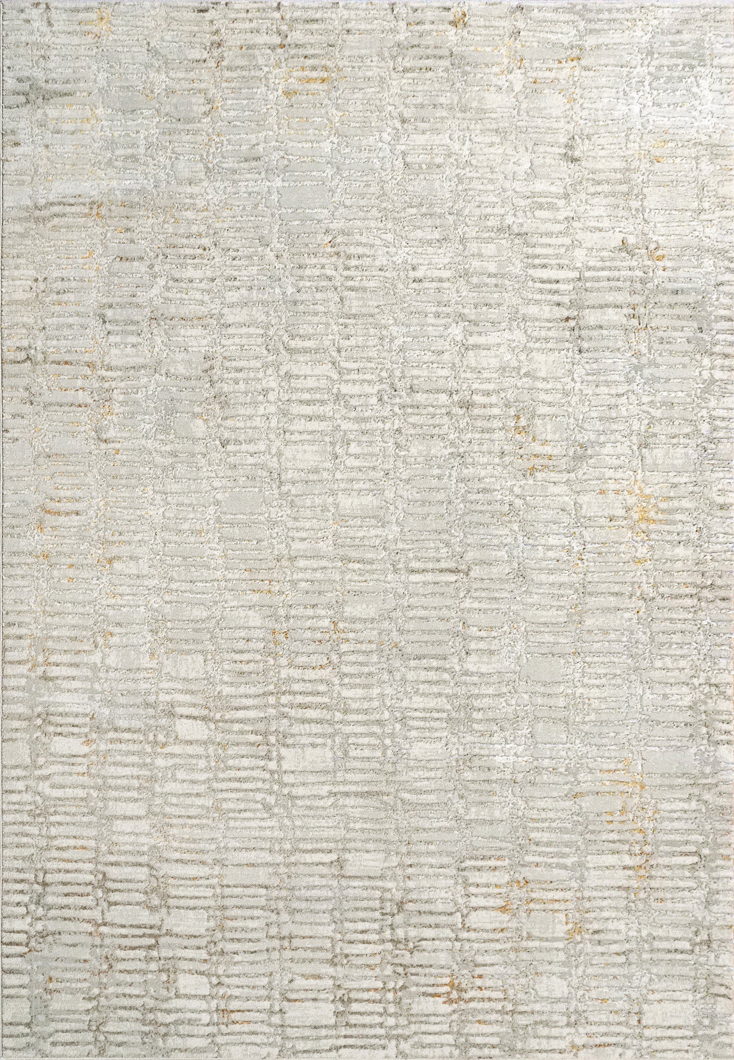 Gold 1356-897 Cream/Silver/Gold Area Rug