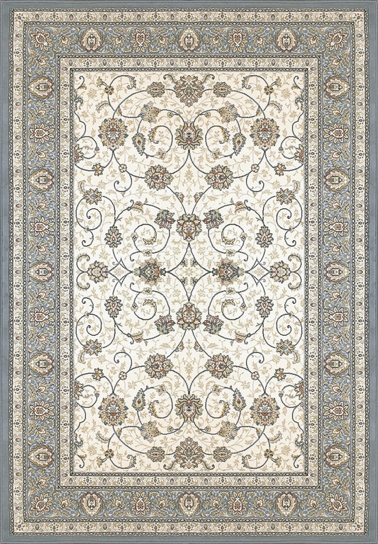 Ancient Garden 57120-6454 Ivory/Light Blue Area Rug