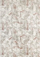 Dynamic Rugs Avenue 3405-6111 Ivory/Grey/Red Area Rug