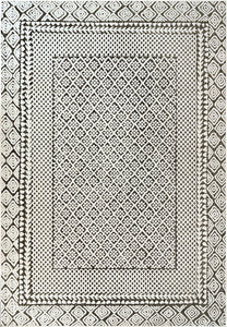 Dynamic Rugs Lotus 8148-190 Ivory/Charcoal Area Rug