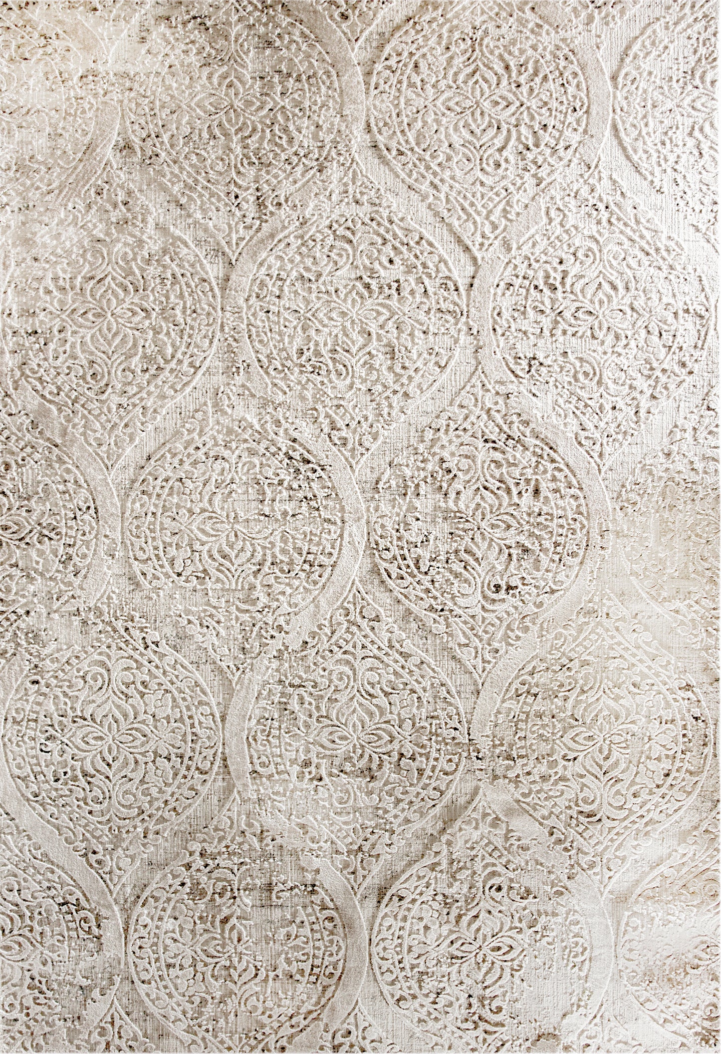 Quartz 26190-100 Ivory Area Rug