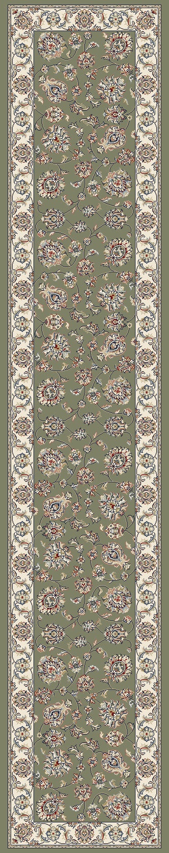 Ancient Garden 57365-4464 Green/Ivory Area Rug