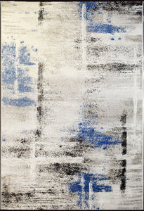 Dynamic Rugs Infinity 32114-6354 Ivory/Blue Area Rug